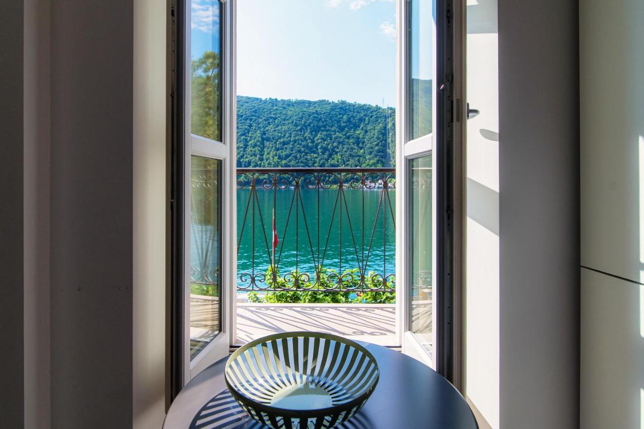 Il Balcone Sul Lago By Quokka 360 - Historic Lakeside Flat In Моркоте Экстерьер фото